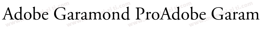 Adobe Garamond ProAdobe Garamond Pr字体转换